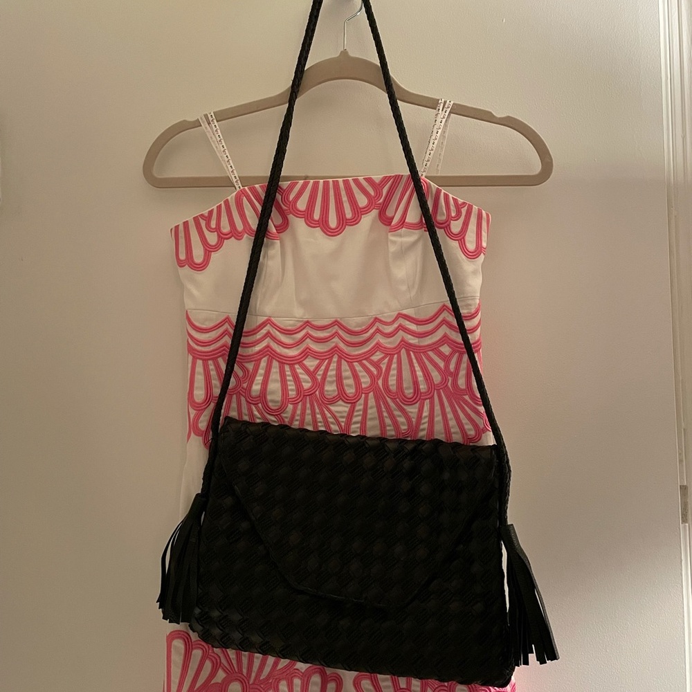 Anthropologie Woven Crossbody Bag